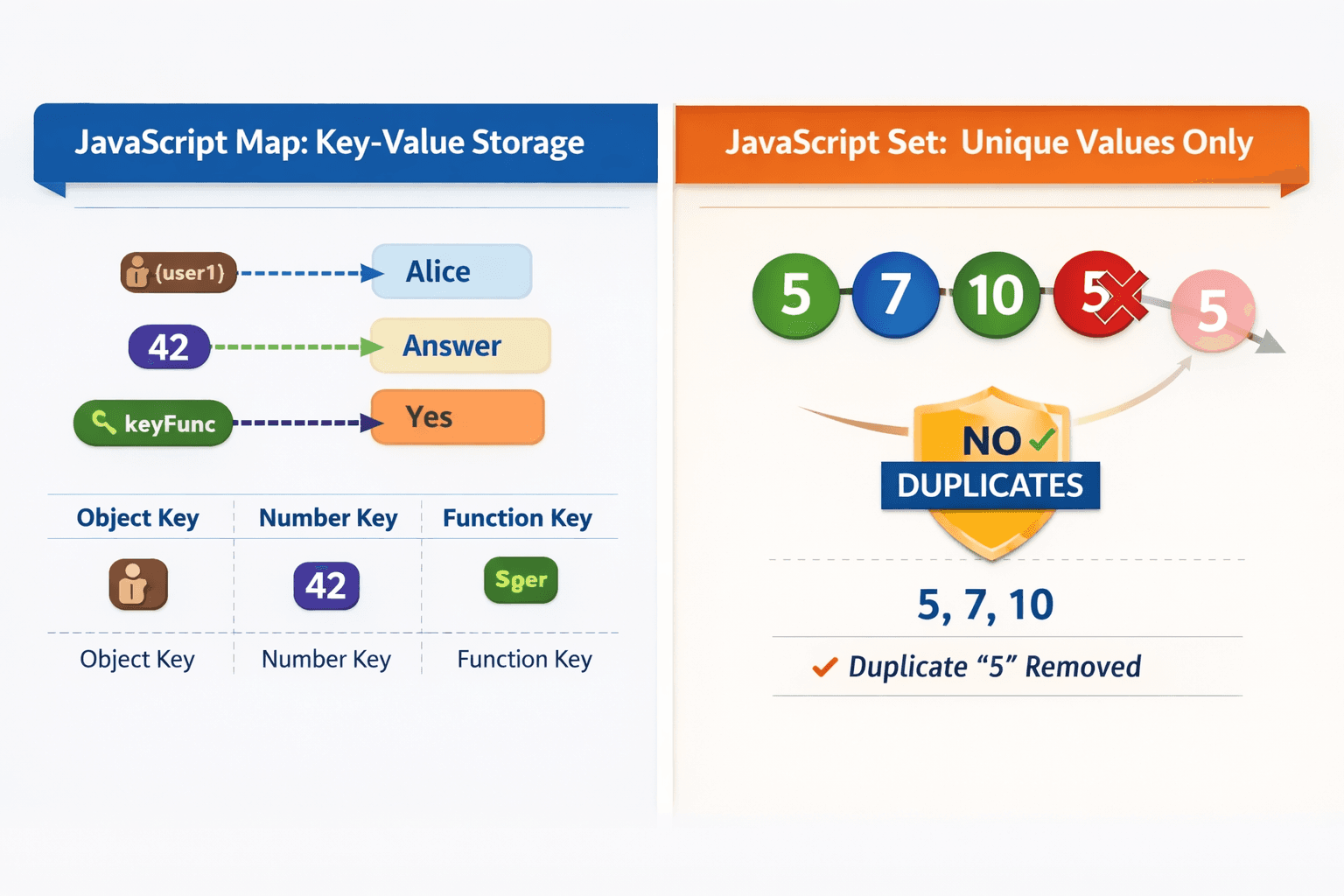 JavaScript Map and Set