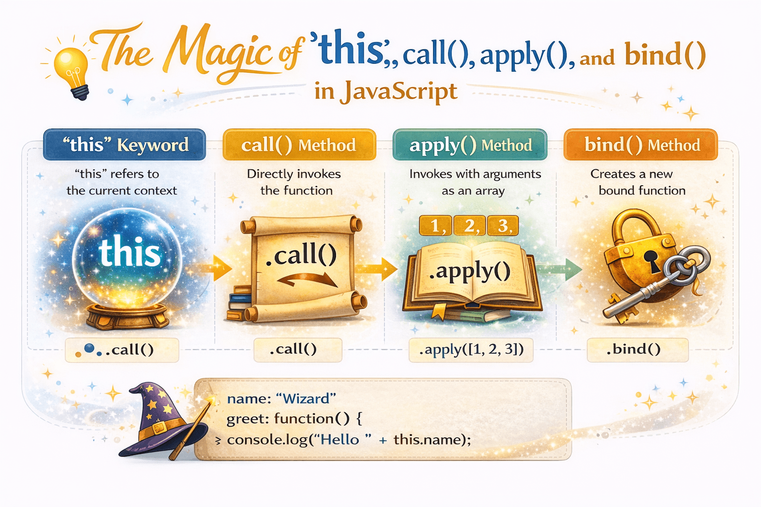 Demystifying this, call(), apply(), and bind() in JavaScript